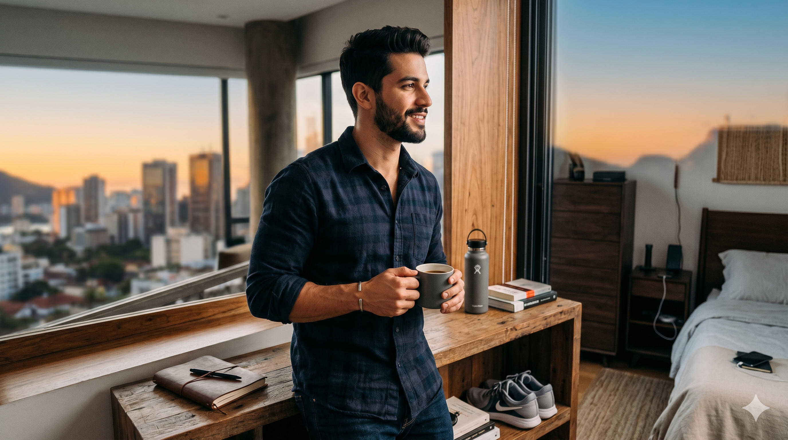 Rotina matinal masculina: hábitos que aumentam foco e energia